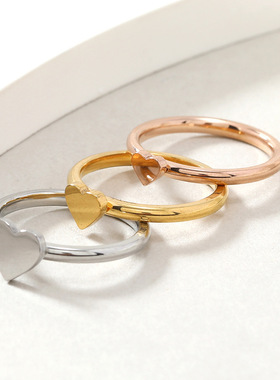 韩版不锈钢情侣钛钢饰品套装