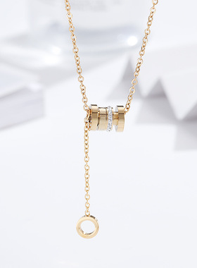 新款欧美时尚气质小蛮腰罗马文