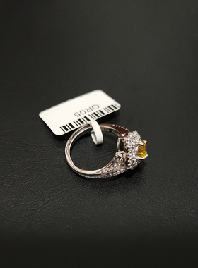 包邮925银开口调节水晶钻石