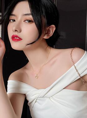 日韩轻奢小众项链女款