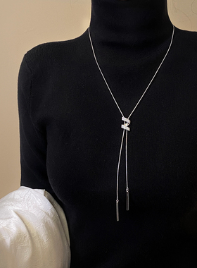 精致秋冬毛衣链女轻奢大气