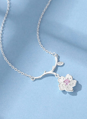 高级感花朵锁骨链锁骨链