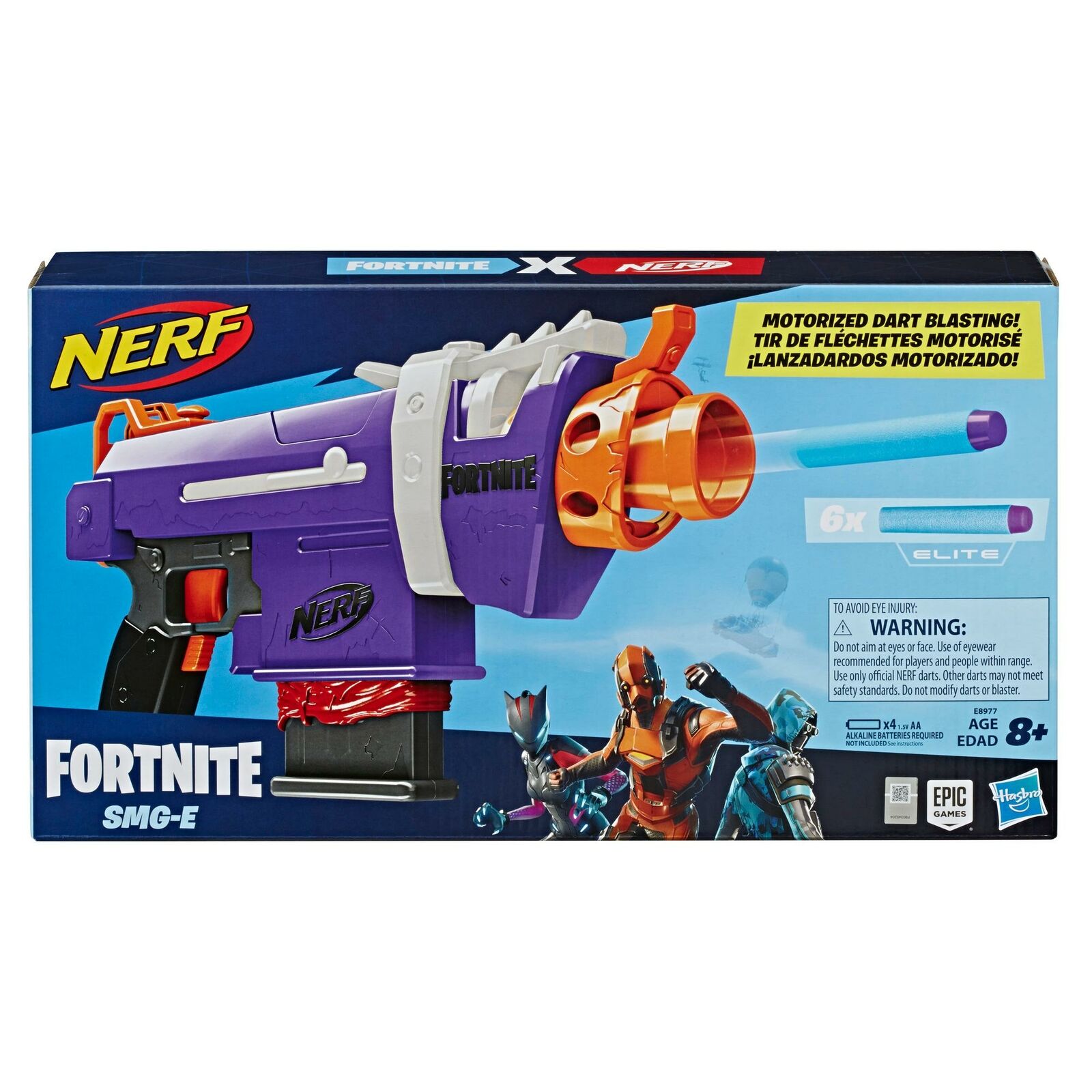 nerf 堡垒之夜 smg stf 全新美版橙机电动软弹发射器儿童玩具枪 - 图1