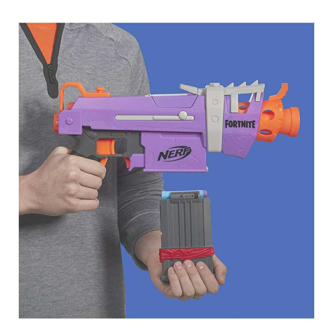 nerf 堡垒之夜 smg stf 全新美版橙机电动软弹发射器儿童玩具枪 - 图0