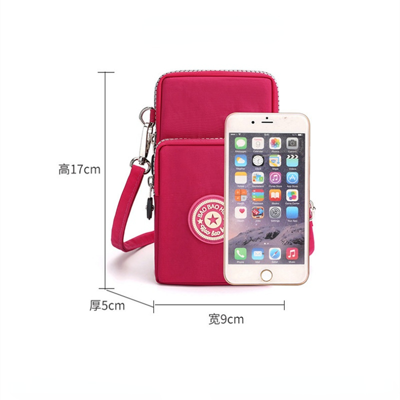 Shoulder Bag Nylon Women Mobile Phone Bag Mini Female Messen-图2