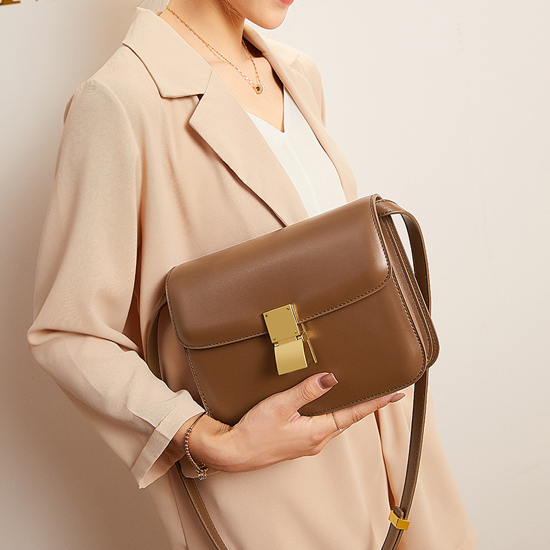 Women’s Genuine Leather Shoulder Bag 2022 Trend Brand Small - 图1