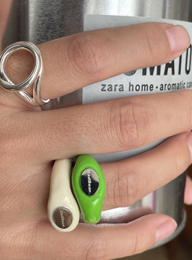 BadBear金属百搭时尚戒指