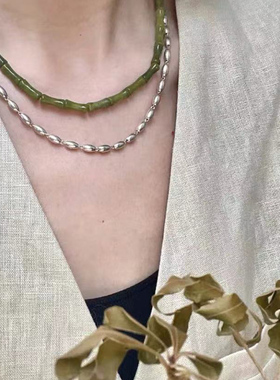 坏熊集市天然玉髓项链可定制长度