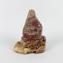 Red Lands Changhua Chicken Blood Pendulum Pieces Beautifully Bright Full Natural Green Fields Jewel Stone Sculptures Direct Selling Pure Handmade Art