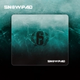 Коврик для мыши из снежного стекла SNOWPAD, гладкая поверхность, нефотоэлектрическое стекло, FPS, курица, CSGO, настольный коврик для киберспорта