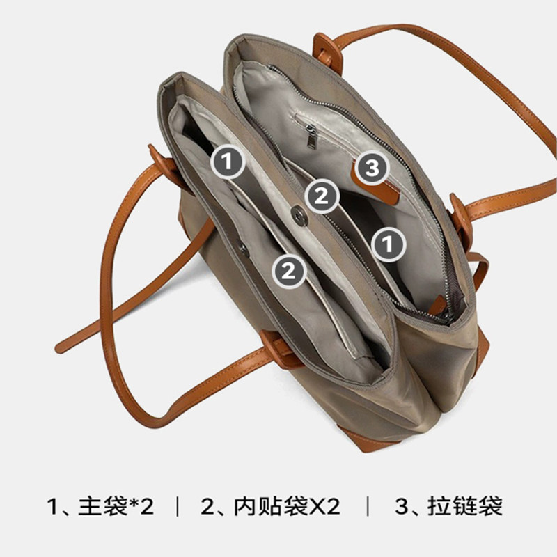 托特包女单肩手提大容量通勤包包上班多隔层商务高级感15寸电脑包,淘宝优惠券,粉丝福利购,淘宝优惠卷