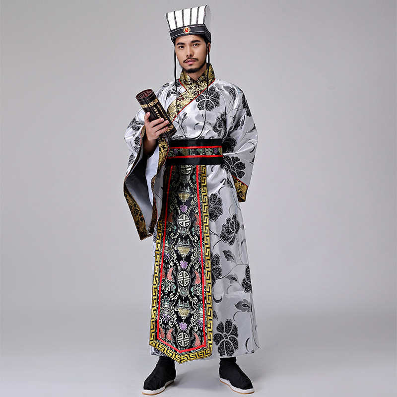 影视大臣服剧组群演平民老百姓孔子服古装男汉服影楼写真服演出服