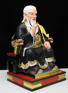 黄天霸黄三爷树脂彩绘神像黄天龙黄天清树脂