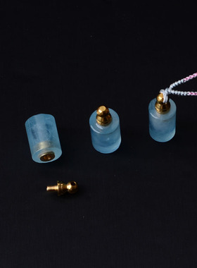 补水吊坠冰种天然海蓝宝