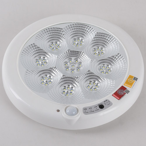 新国标LED智能红外线人体感应声光控吸顶灯消防应急照明楼梯圆形 - 图3