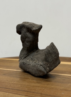 天鹅 天然太湖石桌面小摆件 原石毛石 书桌茶桌动物象形石头天鹅