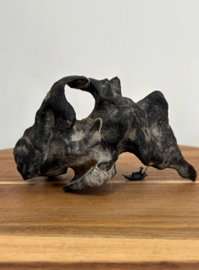 天然太湖石原石头山形桌面摆件 空间置景 意境锁云洞书桌茶桌玄关