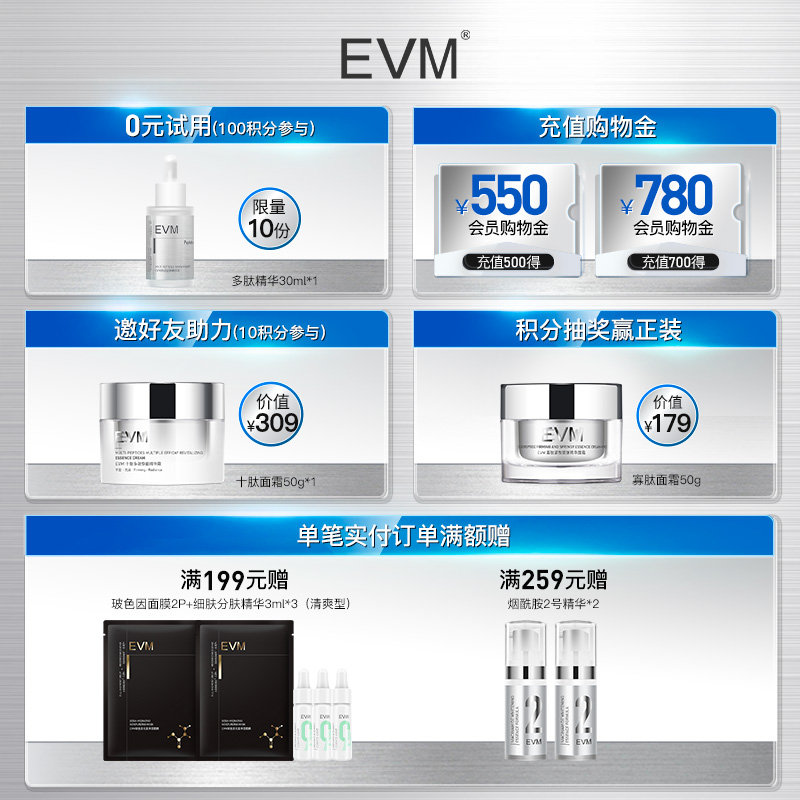 【油/老肌】EVM多肽精华液御抵初老紧致提拉淡纹