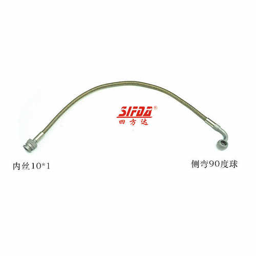 防爆刹车钢喉高压刹车油管改装AP布雷博BREMBO软管卡钳油管可定制 - 图3