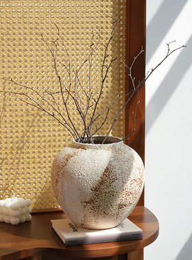 陶瓷花瓶新中式侘寂风装饰