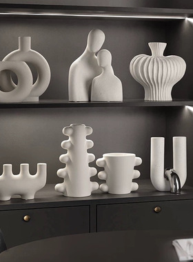 轻奢高档酒柜装饰品现代艺术陶瓷