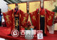 Classical bride Chinese wedding Hanfu costume