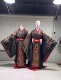 Men's Qin Dynasty and Han Dynasty wedding clothes Chu Han Hanfu black and red wedding clothes film and television drama new style folded waist