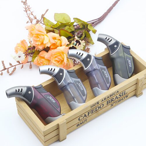 直冲小烧烤艾灸小焊枪户外防风打火机全金属出火口焊枪雪茄大容量 - 图1