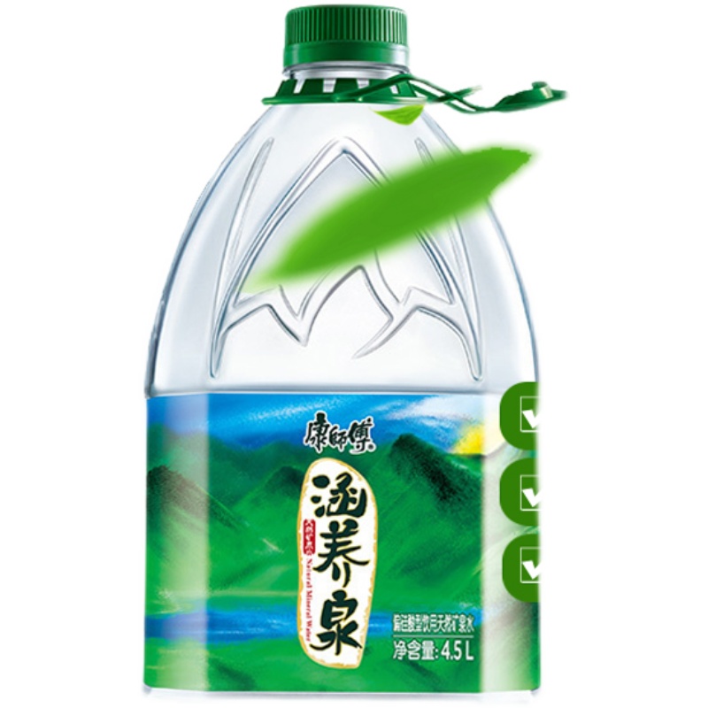 康师傅涵养泉天然矿泉水4.5L*4桶装水偏硅酸型纯净水杭州用水包邮-图3