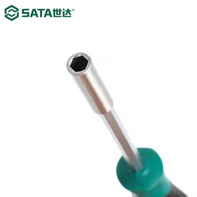 Shida screwdriver handle 6.3mm cruciform handle screwdriver straight handle strong magnetic screwdriver head rotating handle