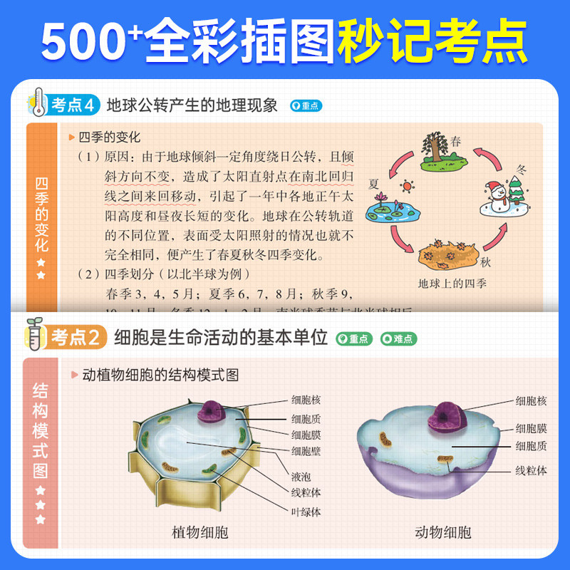 2026蝶变初中小四门道法历史地理生物基础知识清单与练习大盘点小升初七八九年级知识点汇总速记手册初一初二初三中考复习工具书