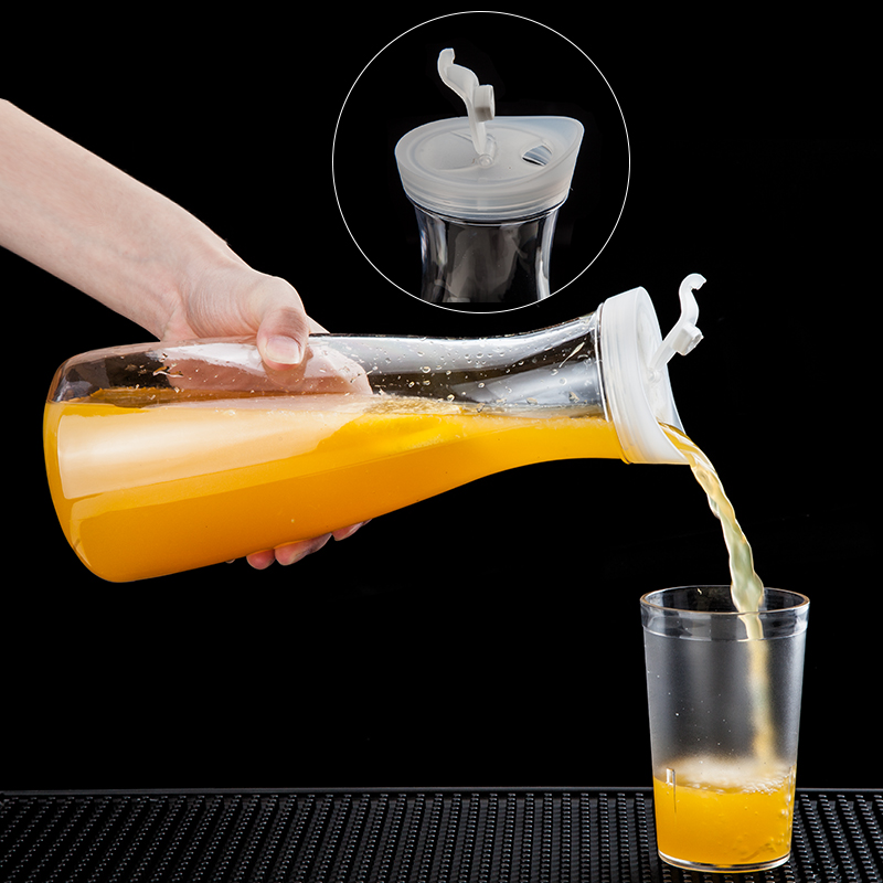 亚克力扎壶果汁壶冷水壶饭店专用耐高温泡茶壶商用餐厅塑料透明pc - 图2