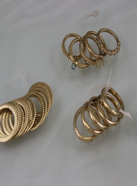 金属叠带高级设计感戒指