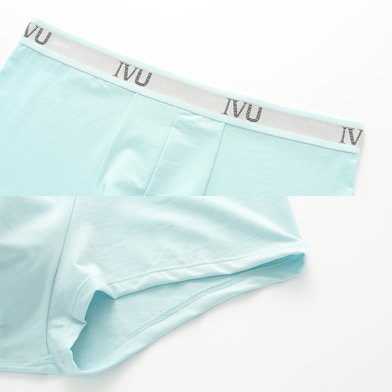 安莉芳旗下IVU男士专柜新品莫代尔logo腰头平角裤舒适内裤UPY0092 - 图3
