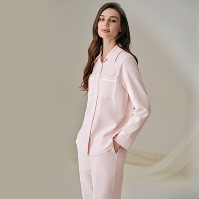 安莉芳女纯棉透气春秋舒适家居服简约