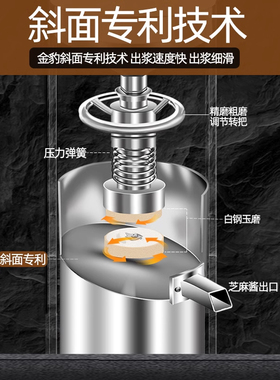 金豹商用砂轮磨酱机多料通用