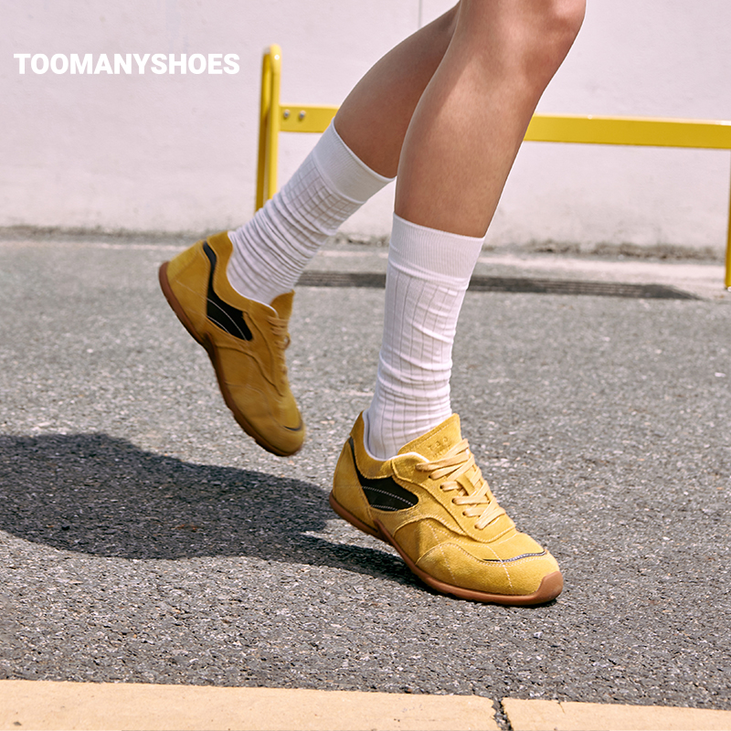 【主播推荐】Toomanyshoes奶油华夫运动休闲阿甘鞋复古德训鞋