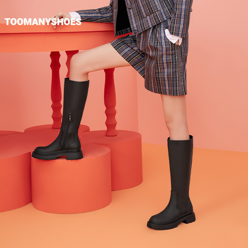 toomanyshoes浓郁冬日2022高筒靴 toomanyshoes时装靴
