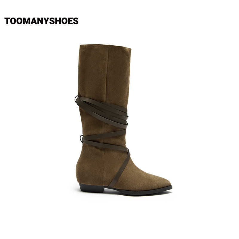 toomanyshoes 2022新款西部女骑士靴 toomanyshoes时装靴