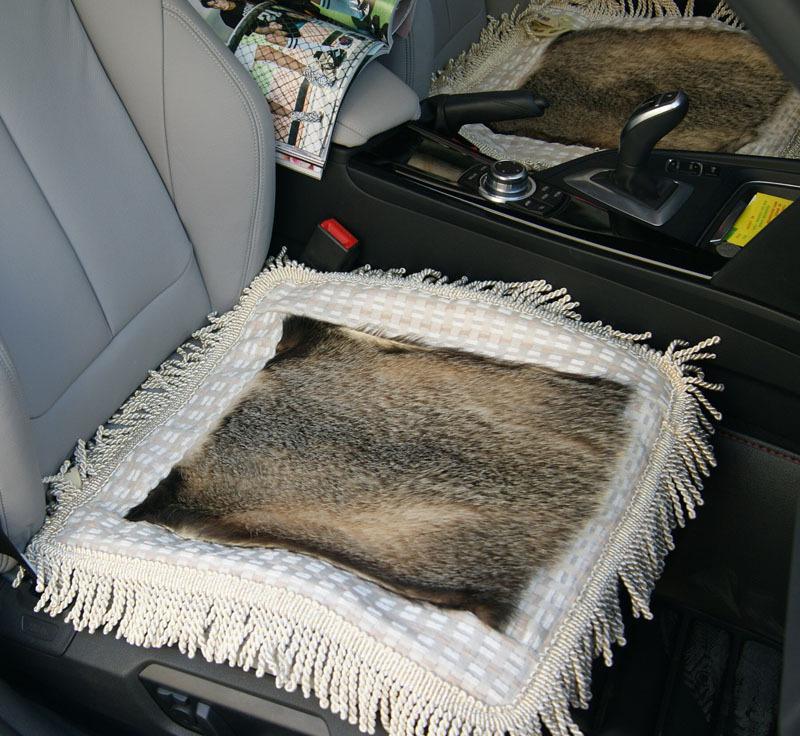 汽车坐垫四季通用天然皮毛真皮坐垫座垫