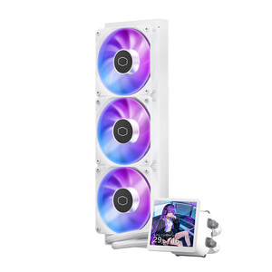 酷冷至尊冰神B360LCD屏电脑360水冷散热器CPU台式静音一体式水冷