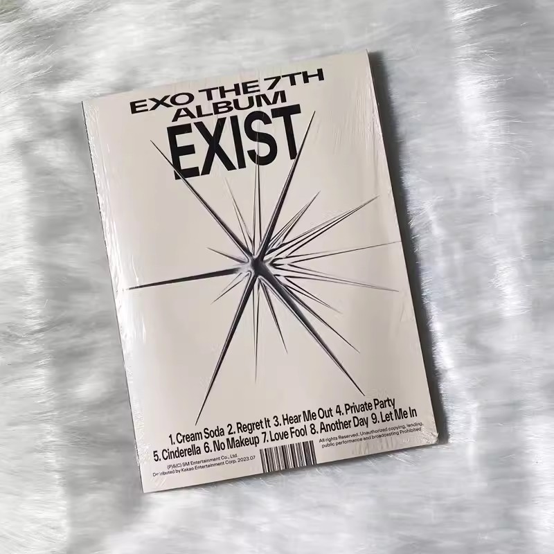 现货正版 EXO回归新专辑 正规7辑 EXIST 官方海报特典小卡周边