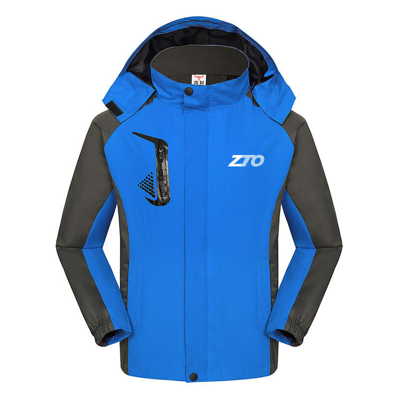 中通快递工作服冲锋衣印logo秋冬加绒加厚防风防水工装外套春秋冬,淘宝优惠券,粉丝福利购,淘宝优惠卷