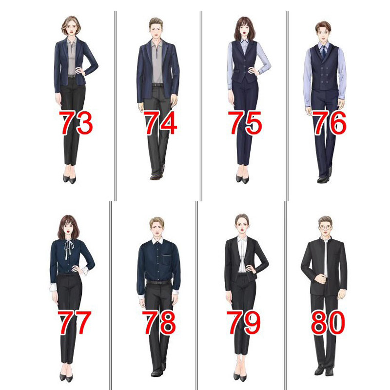 高清PS男女人模职业工作西服装设计效果图款式手绘画正面衬衫风衣