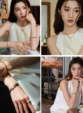 【8/15新品返13】蜂巢几何链条项链女轻奢小众高级感锁骨链