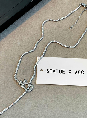 2025新款Y字链条显瘦马蹄扣项链