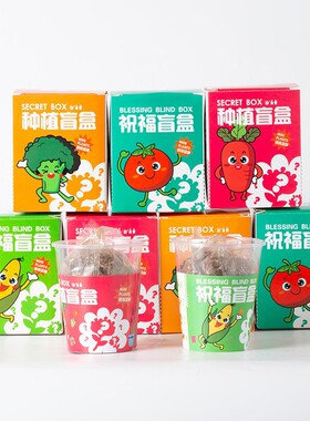 儿童植物种植盆栽盲盒小