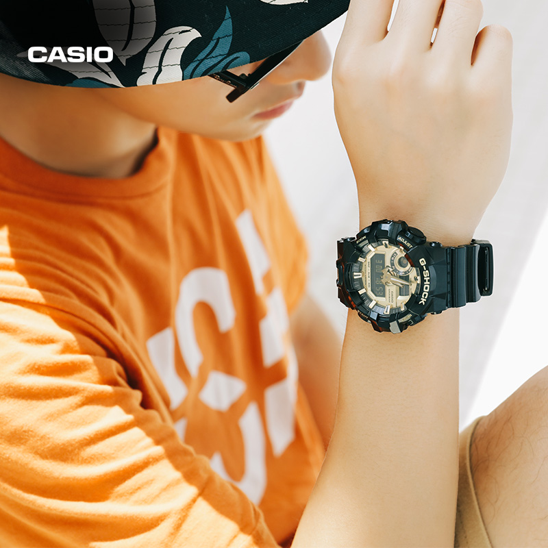1A 710GB GA 黑金防水户外多功能运动表 手表男 SHOCK G 卡西欧 Casio 1A 710GB GA 黑金防水户外多功能运动表 手表男 SHOCK G 卡西欧 Casio