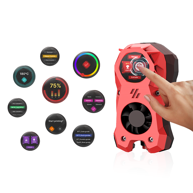 BIGTREETECH KNOMI 3D打印机配件VORON Stealthburner挤出头屏幕 - 图1