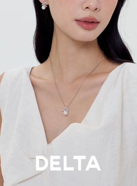 气质小众设计感珍珠吊坠项链